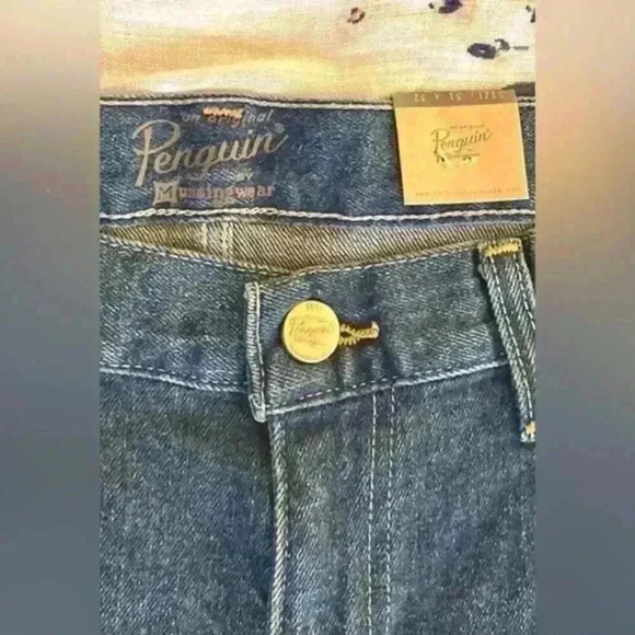 NWT Original Penguin Jeans Men's Size 31x32 Medium Vintage‎ Wash - Picture 3 of 9